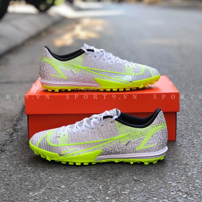 Giày bóng đá chính hãng Nike Mercurial Vapor 14 Academy TF -Silver Safari